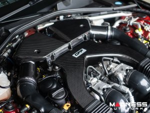 Alfa Romeo Giulia Quadrifoglio Carbon Fiber Air Intake & Engine Cover Kit - Corsa Forza Performance